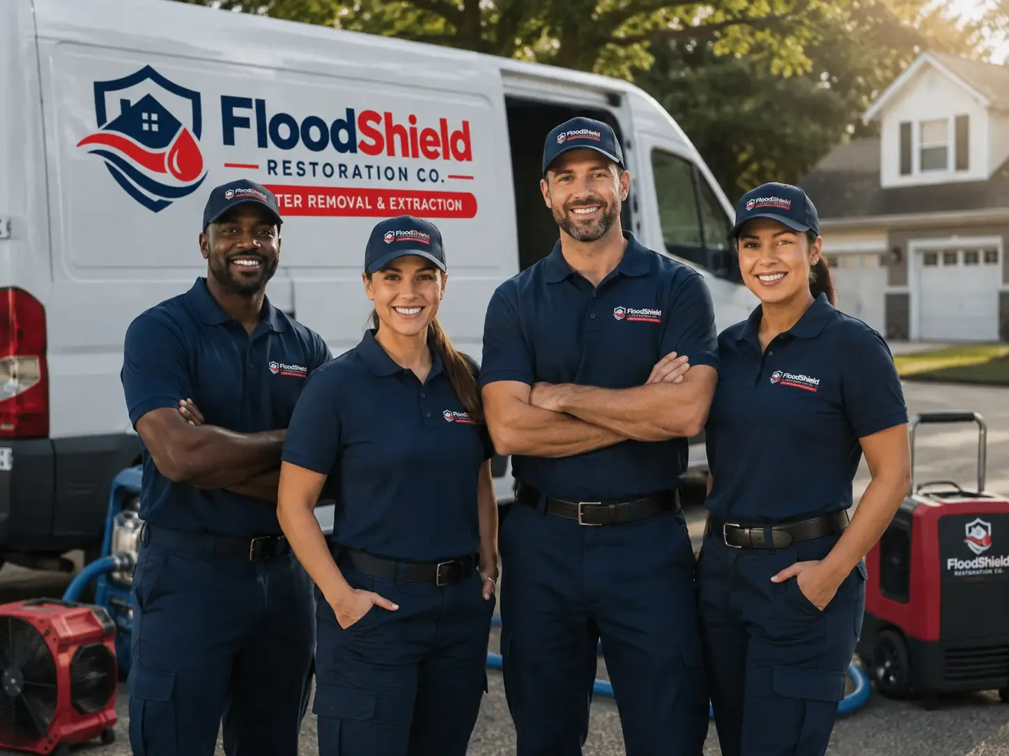 Flood Damage Restoration company in North Georgetown, OH